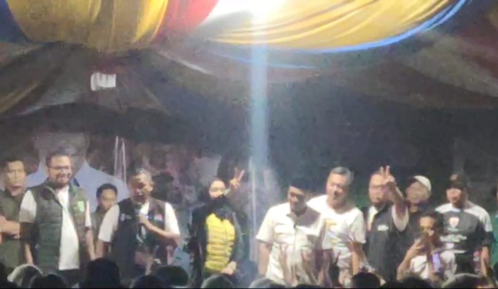 Ket foto: Screenshot/tanggapan layar potongan video saat Abdul Wahid kampanyekan Ferryandi, Rabu (23/10/2024) malam.