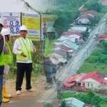 Bupati Inhil Tinjau Pengerjaan aproyek Rekonstruksi Jalan Suhada II